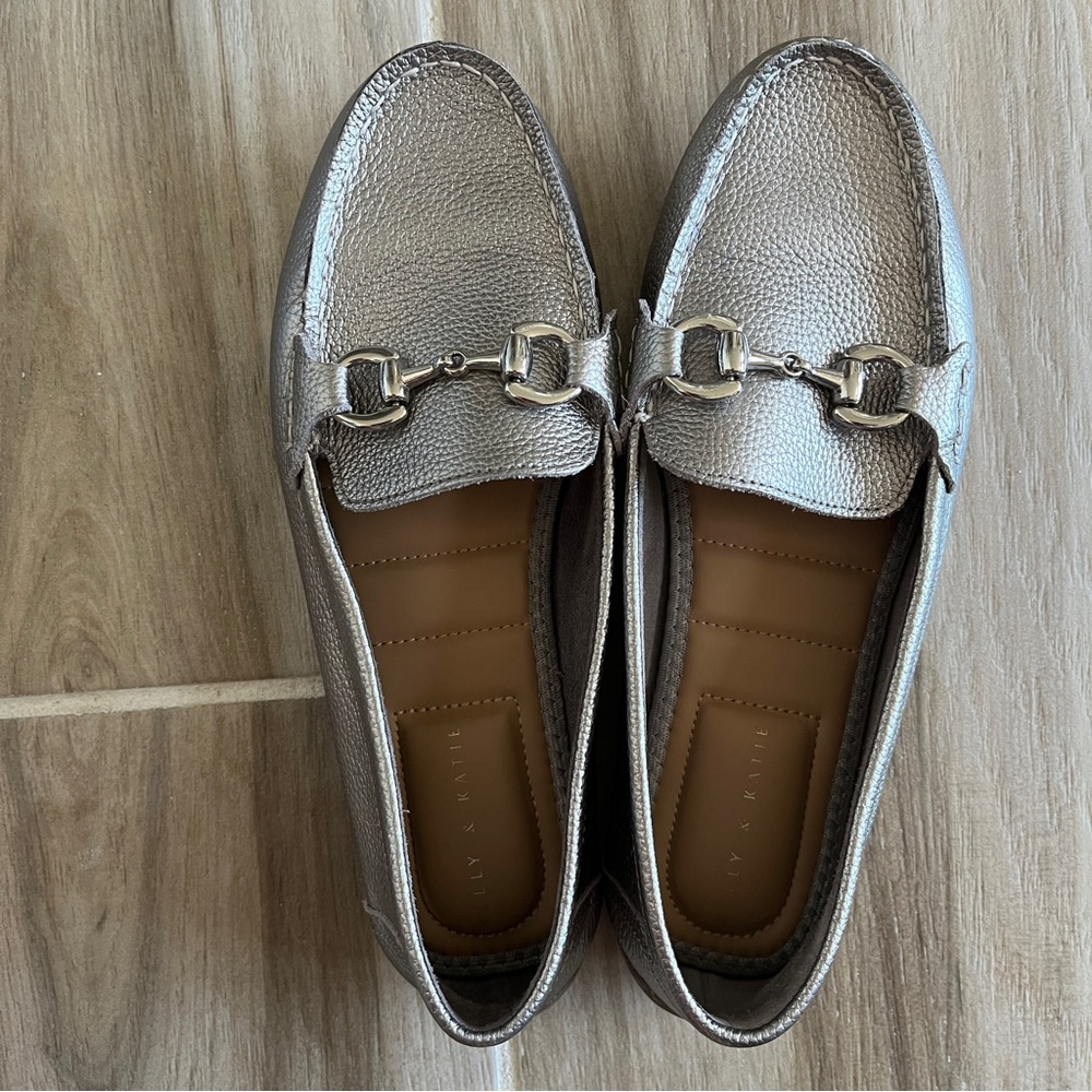 Kelly & Katie Metallic Loafers
